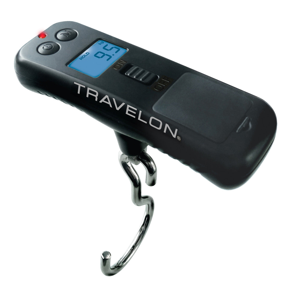 Travelon Stop & Lock Luggage Scale with Tape Measure
