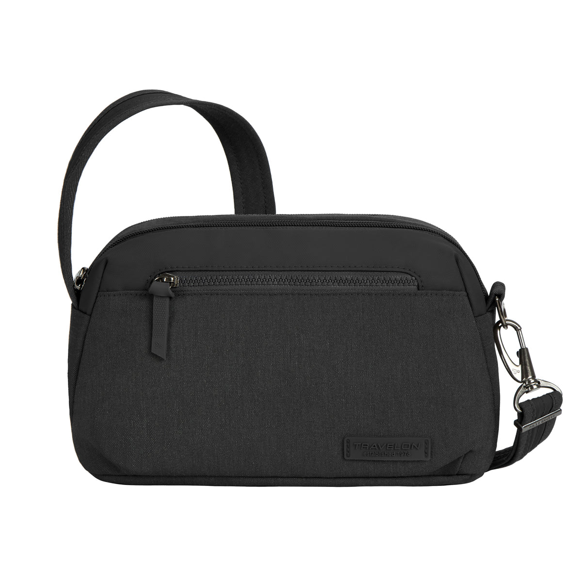 Anti-Theft Addison Small Black Crossbody Bag