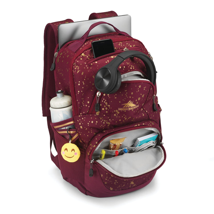 Backpack / Copper Splatter/Maroon