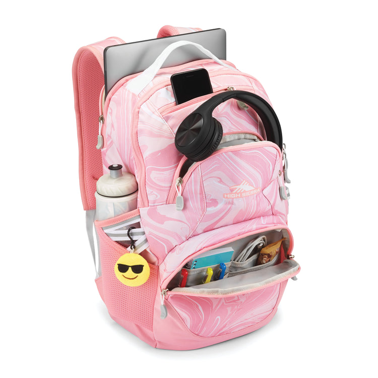 Backpack / Pink Marble/Bubblegum Pink