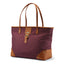 Shoulder Bag / Burgundy/Tan