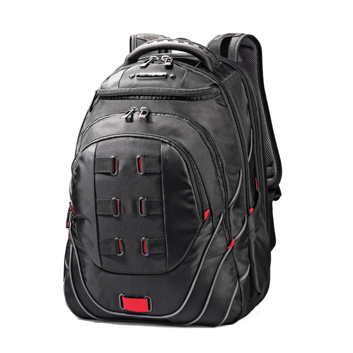 Laptop Backpack / Black/Red