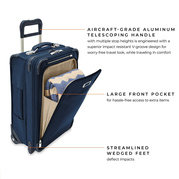 22 Inch 2-wheel Carry-on / Navy