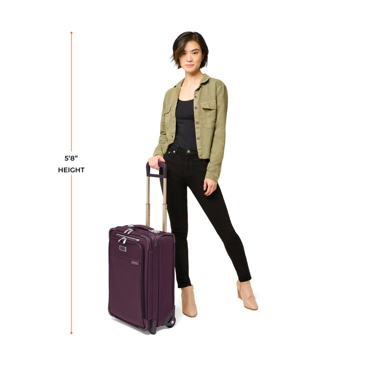 22 Inch 2-wheel Carry-on / Plum