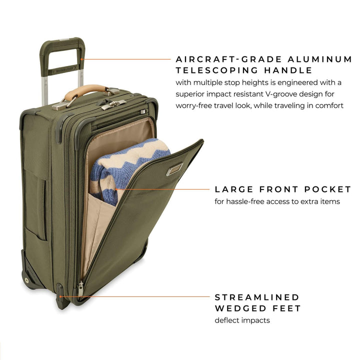 22 Inch 2-wheel Carry-on / Olive