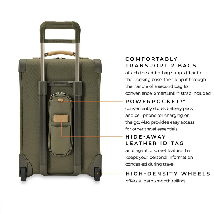 22 Inch 2-wheel Carry-on / Olive