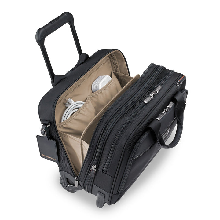 M 2-wheel Briefcase / Black