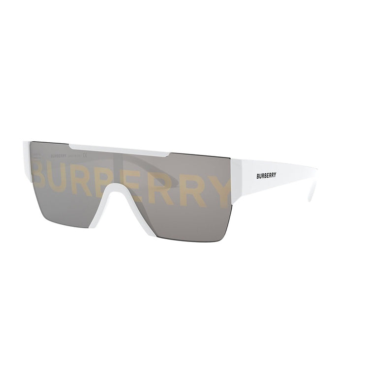 L (38mm)/White / Grey Tampo Burberry Silver/Gold2