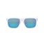 XL (59mm)/Polished Clear / Prizm Sapphire Polarized