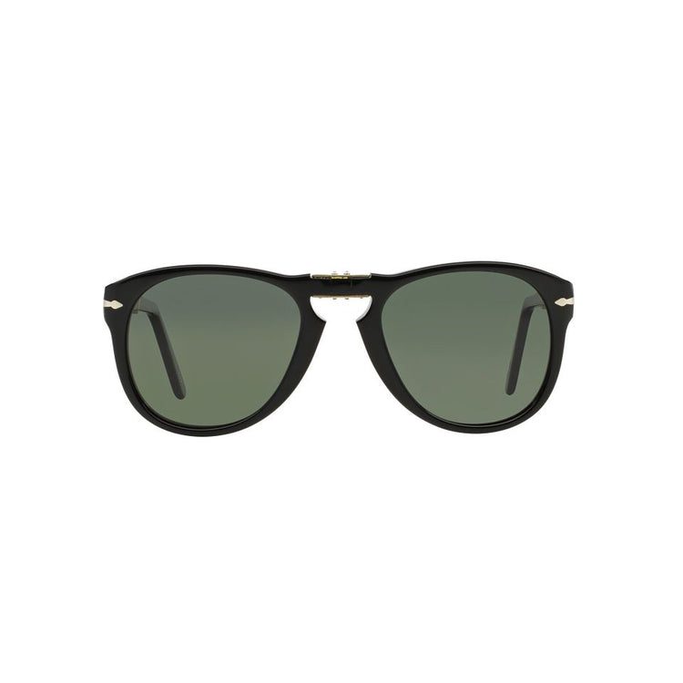 L (54mm) / Black / Green Polarized