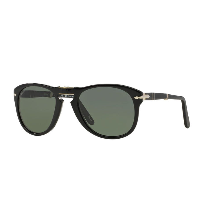 L (54mm) / Black / Green Polarized