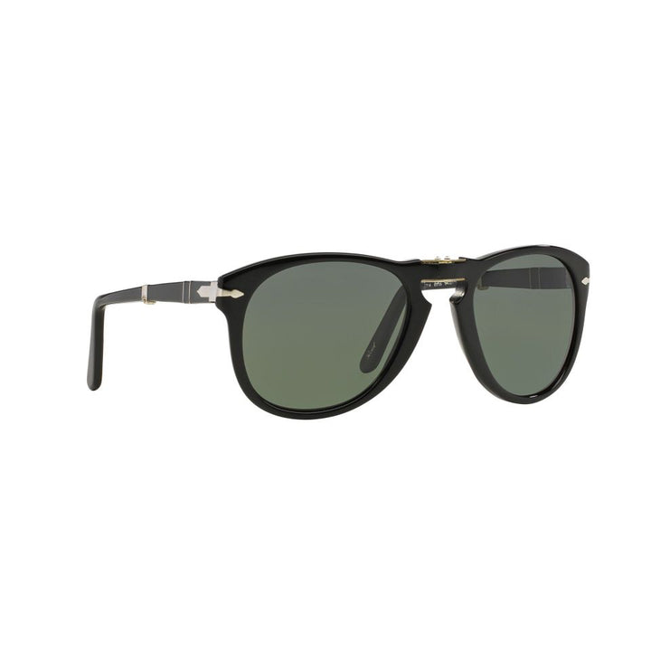 L (54mm) / Black / Green Polarized