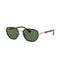 L (50mm)/Black / Green Polarized