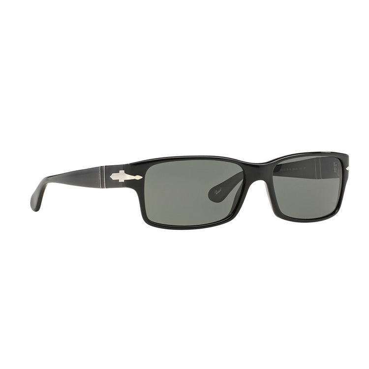 L (58mm)/Black / Green Polarized