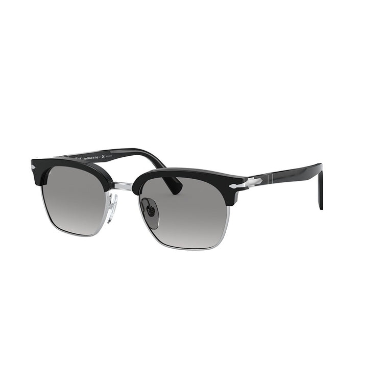 XL (53mm)/Black-Silver / Polarized Grey Gradient