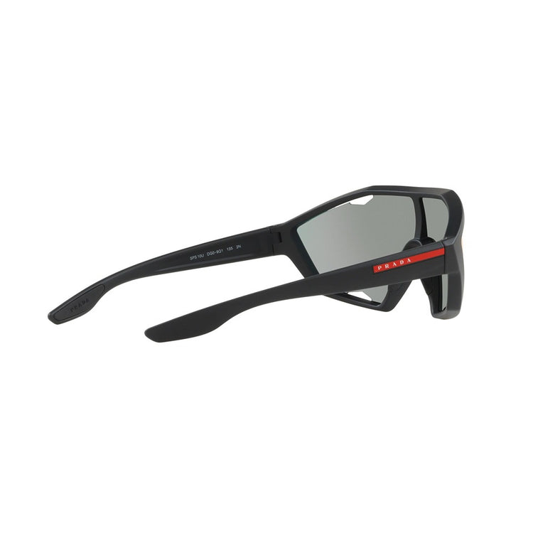 XL (30mm)/Black Rubber / Dark Grey Mirror Blue/Red