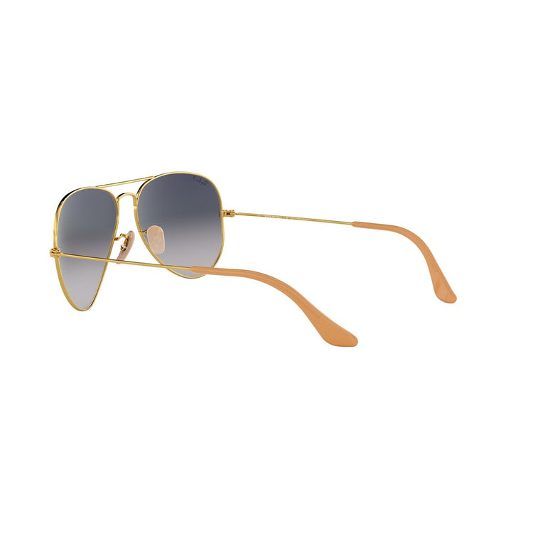 XL (58mm) / Gold / Polarized Blue/Grey Gradient