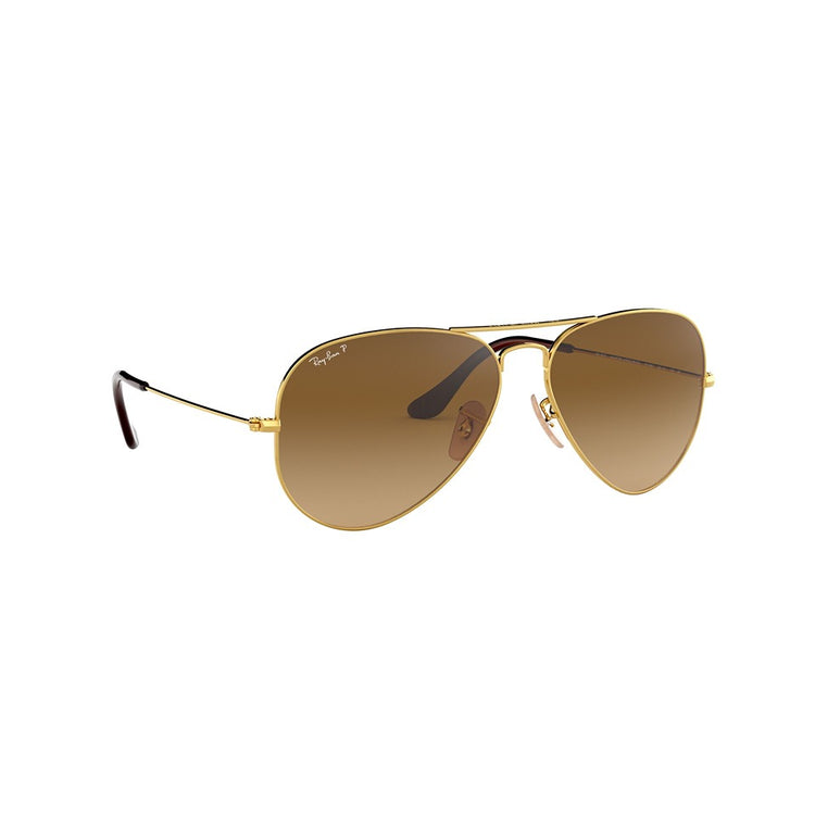 XL (58mm) / Gold / Polarized Brown Gradient