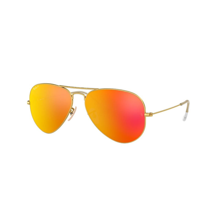 XL (58mm) / Gold / Polarized Orange Flash