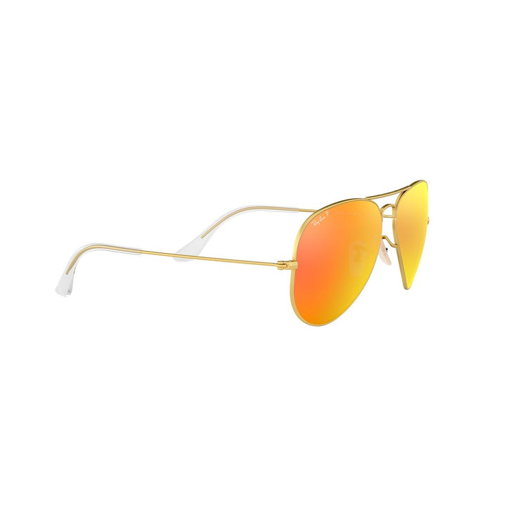 XL (58mm) / Gold / Polarized Orange Flash