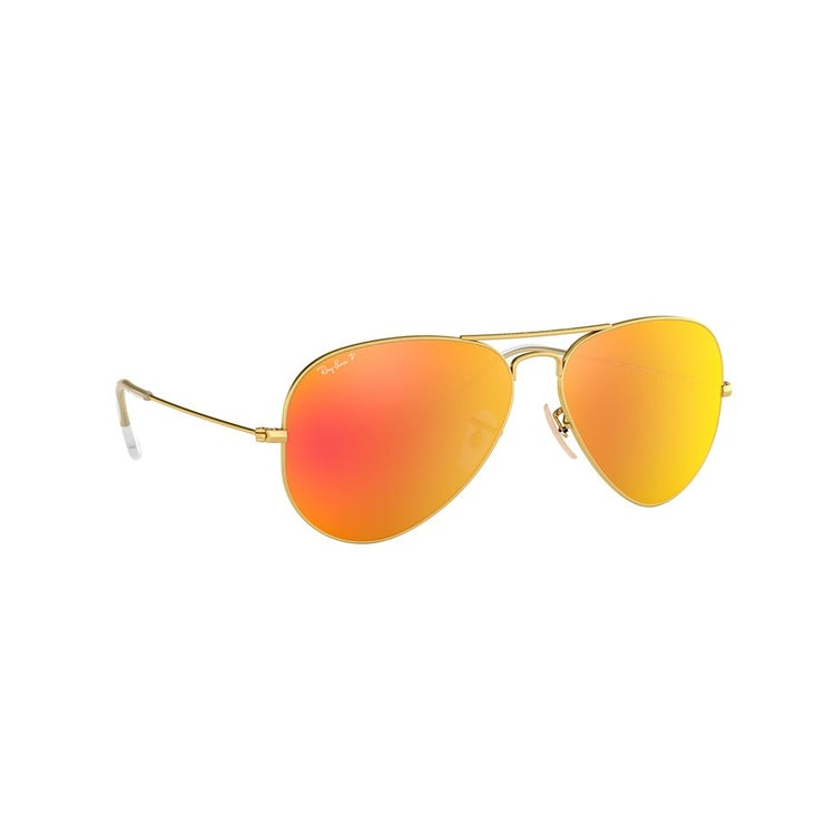 XL (58mm) / Gold / Polarized Orange Flash