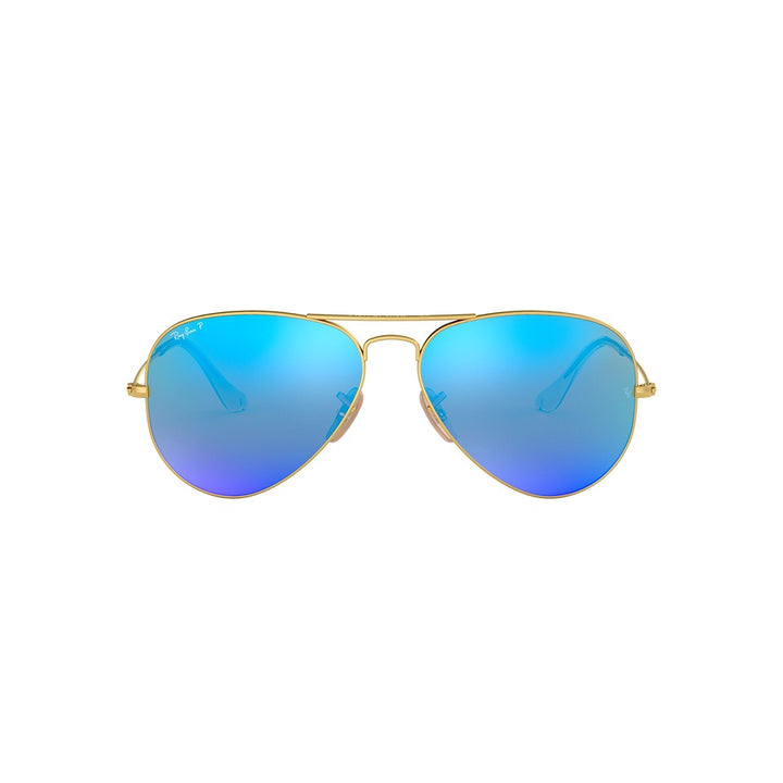 XL (58mm) / Gold / Polarized Blue