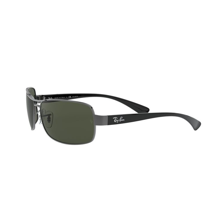 L (64mm)/Gunmetal / Polarized Green Classic G-15