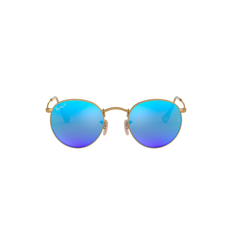 L (53mm) / Gold / Polarized Blue