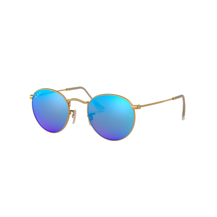 L (53mm) / Gold / Polarized Blue