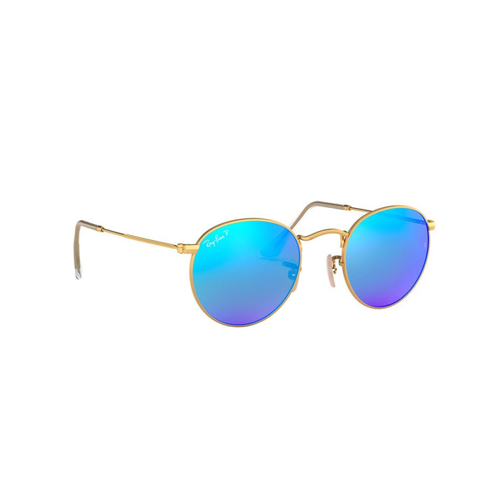 L (53mm) / Gold / Polarized Blue