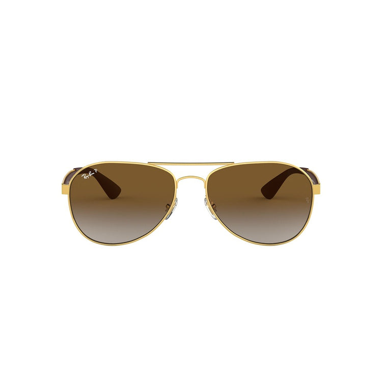 M (58mm)/Gold / Polarized Brown Gradient