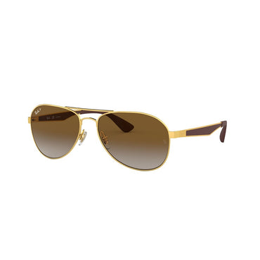 M (58mm)/Gold / Polarized Brown Gradient