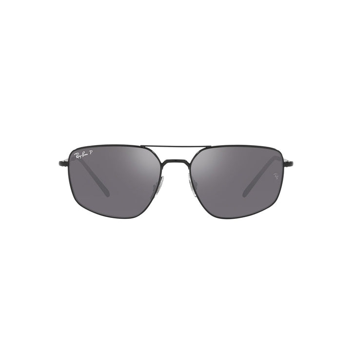 L (56mm)/Black / Polarized Silver Mirror