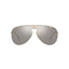 XXL (43mm)/Gold / Light Grey Mirror Silver