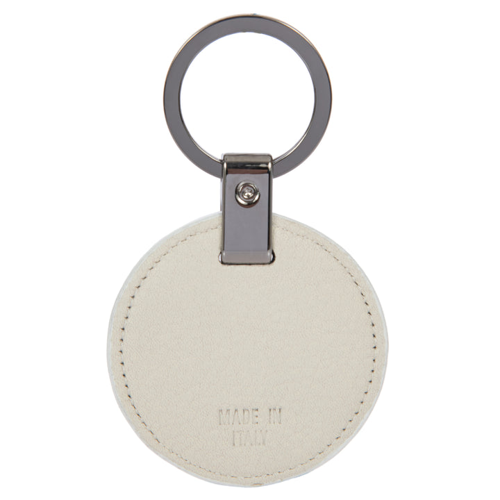 Keyring Circle / White