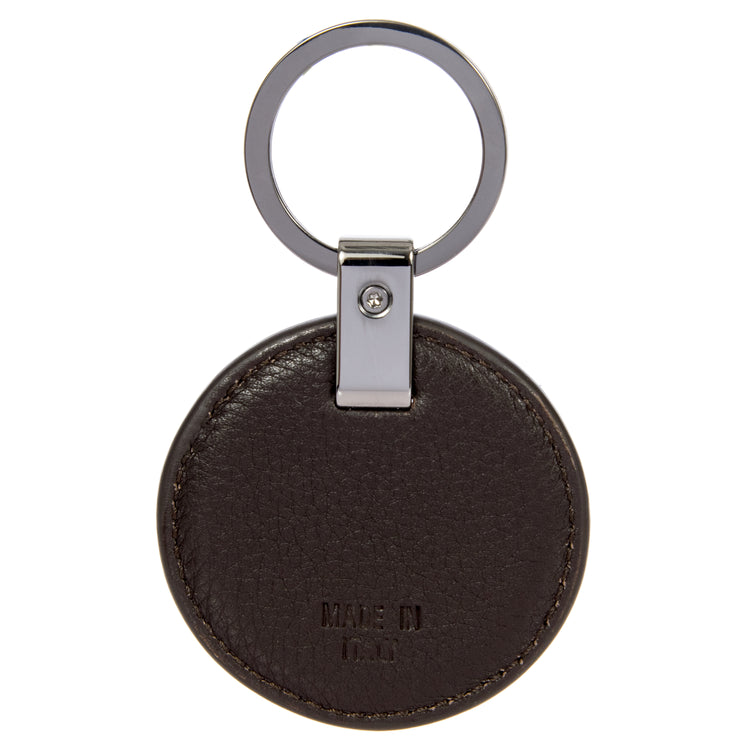 Keyring Circle / Dark Brown