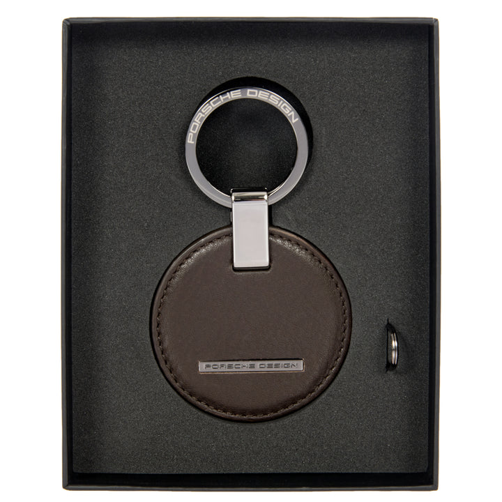 Keyring Circle / Dark Brown