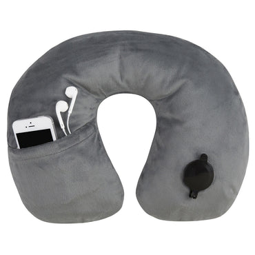 Deluxe Inflatable Pillow / Gray