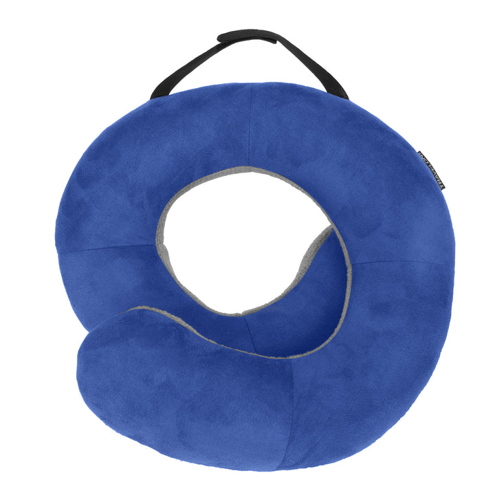 Deluxe Neck Pillow / Cobalt/Gray