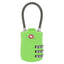 TSA Cable Lock / Neon Green