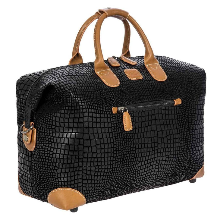 18 Inch Carry-on Duffel / Black/Cognac