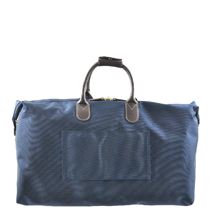 22 Inch Carry-on Duffel / Blue/Espresso Trim