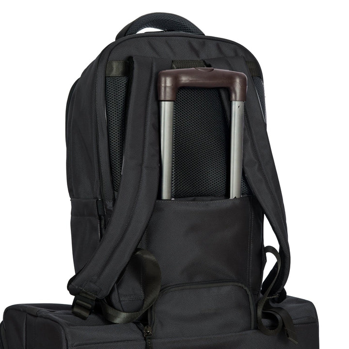 Large Backpack / Black/Espresso Trim