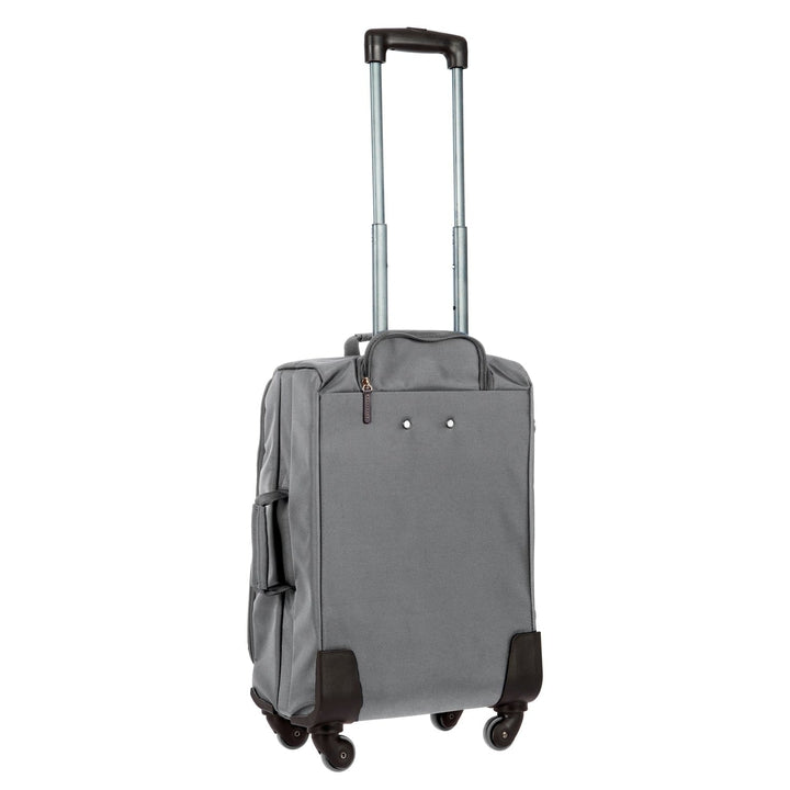 21 Inch Carry-on Spinner / Grey/Espresso Trim