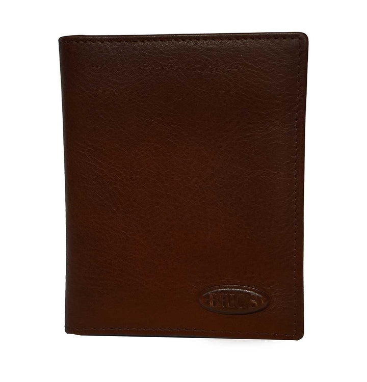 Slim Vertical Wallet / Dark Brown