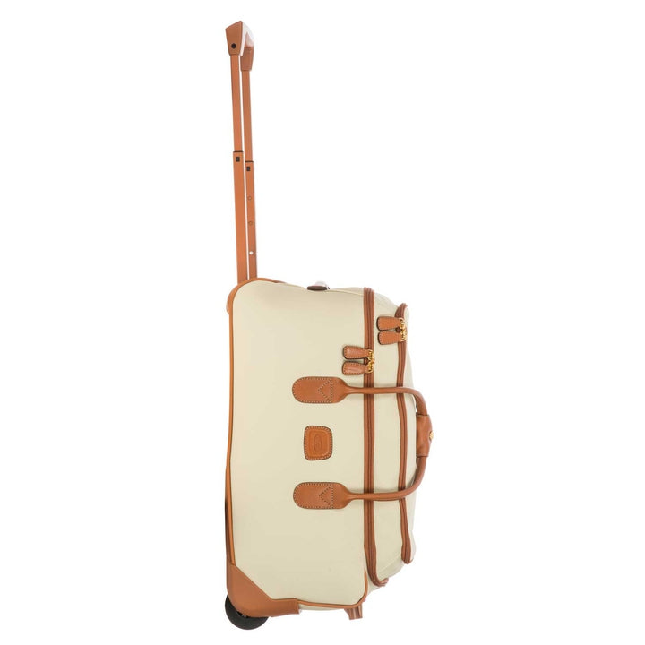 21 Inch Carry-on Rolling Duffel / Cream