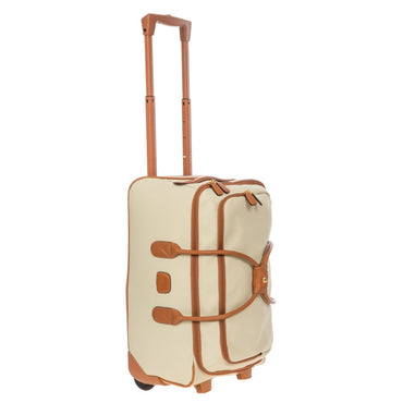 21 Inch Carry-on Rolling Duffel / Cream