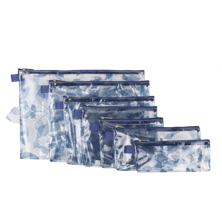 Packing Envelopes, 7-set / Blue Leaves