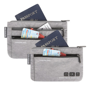 Currency/Passport Organizers / Gray Heather